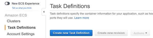 create task def