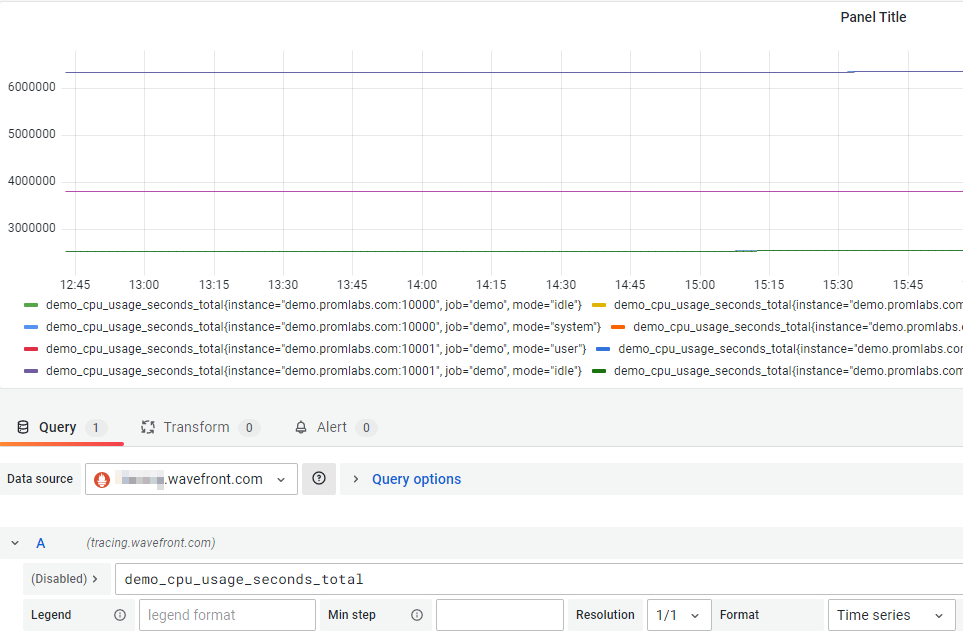 PromQL query in Grafana