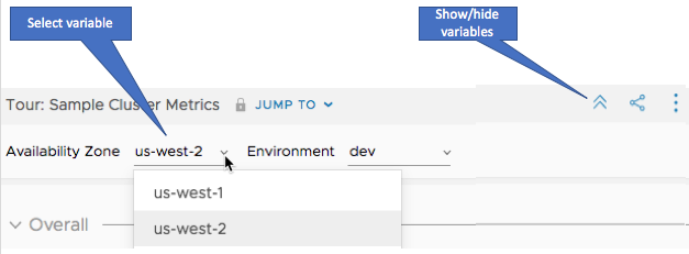 select variable