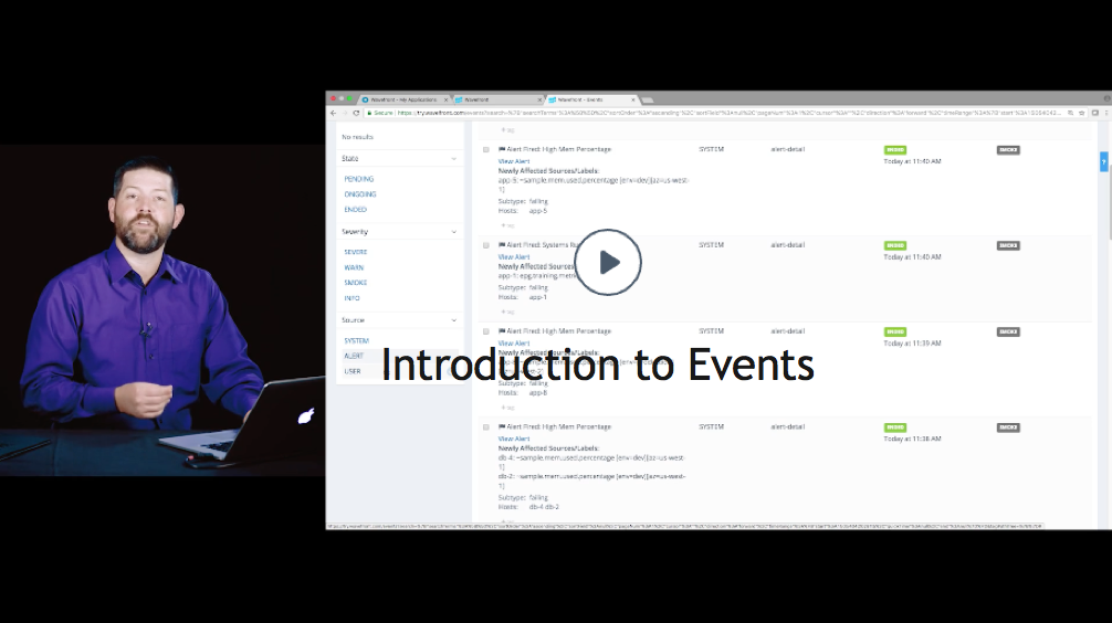 intro to events